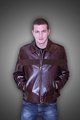 Куртка мужская натуральная (лакированная ) кожа